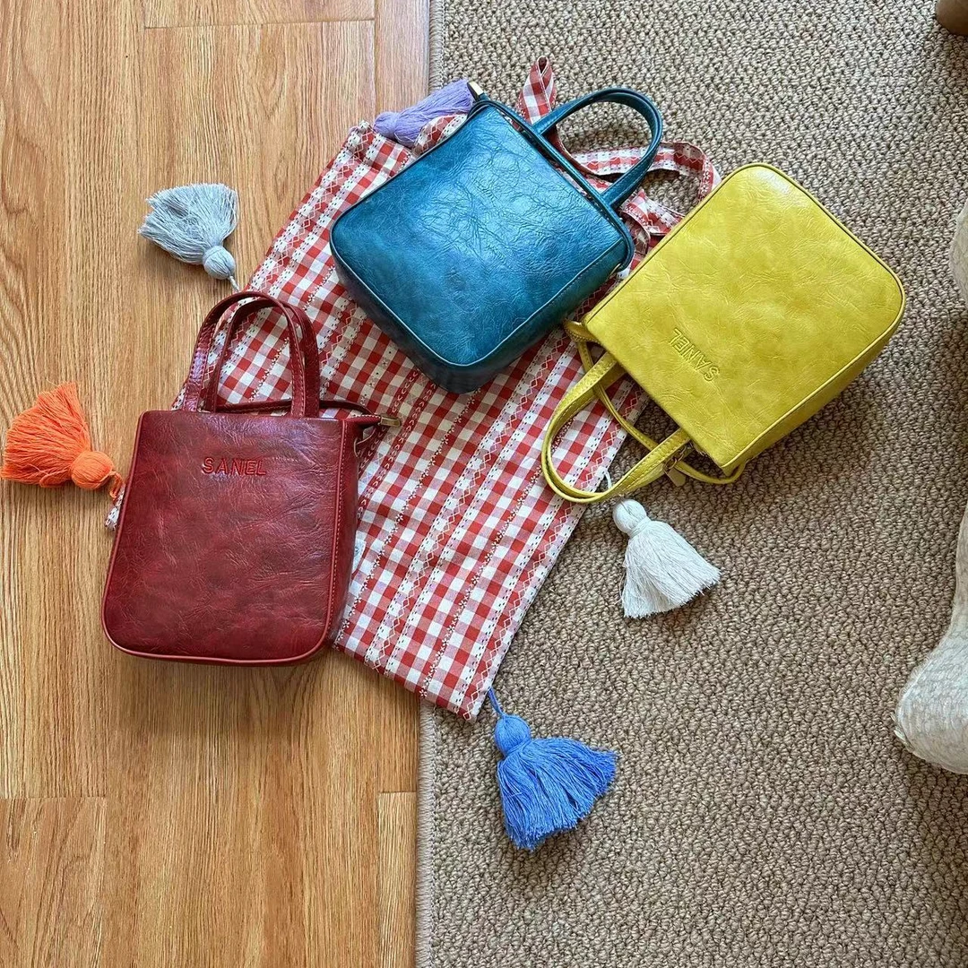 卷里卷气时尚单肩斜挎腋下复古包包1672-1704