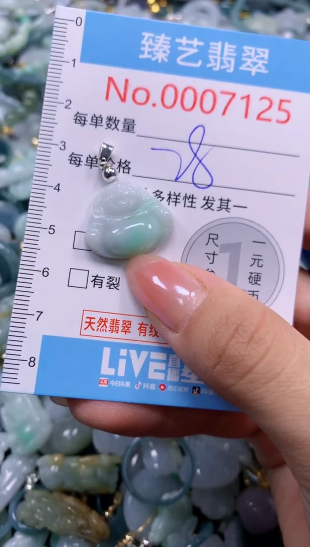 颈饰未镶嵌翡翠7125