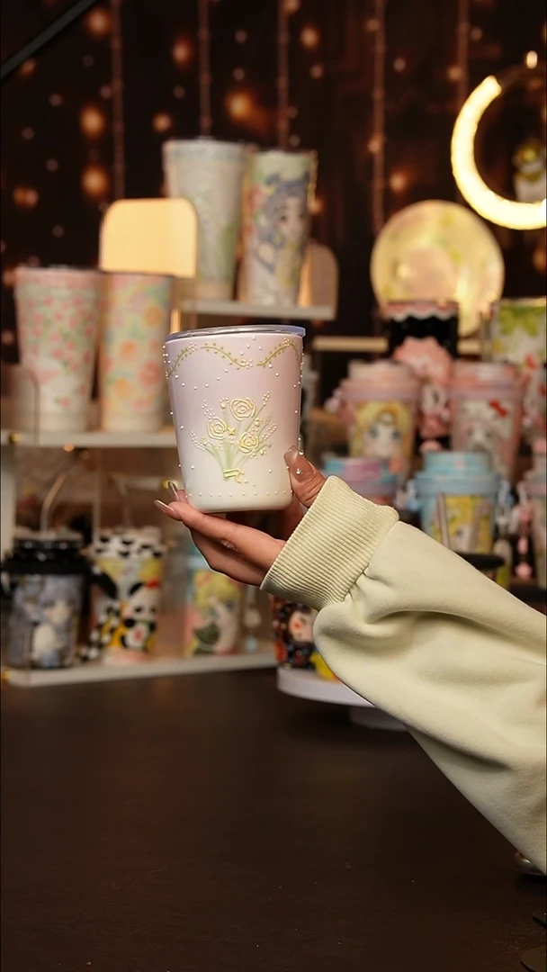 (玉泥）景德镇手工手绘文创陶瓷杯