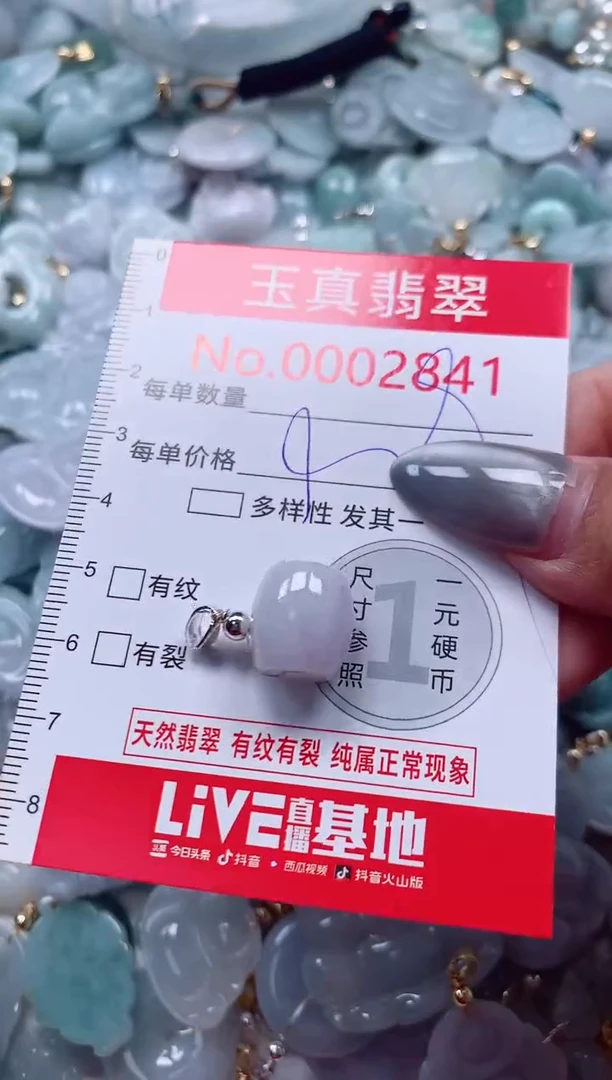 吊坠(不含链)未镶嵌翡翠2841