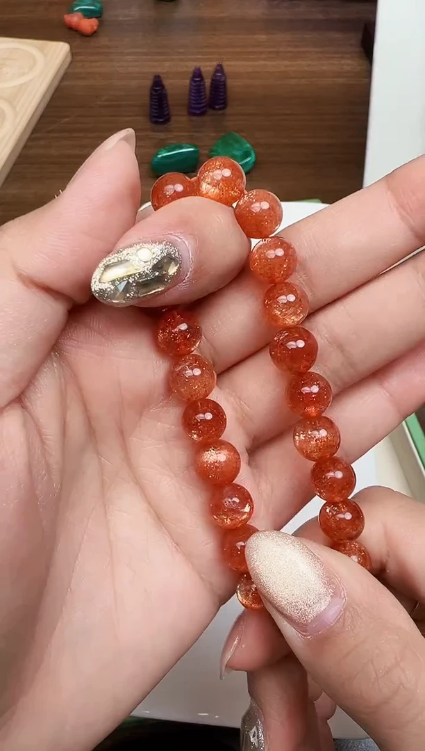 未镶嵌手链日光石悦4326 约8mm