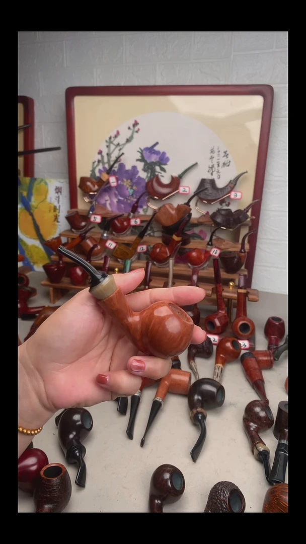 石楠木烟斗手工打磨