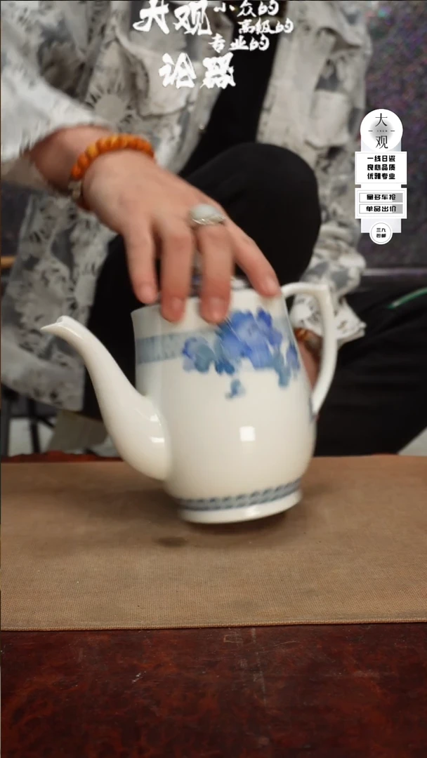 【闪购商品】瓷片大观论器壶壶