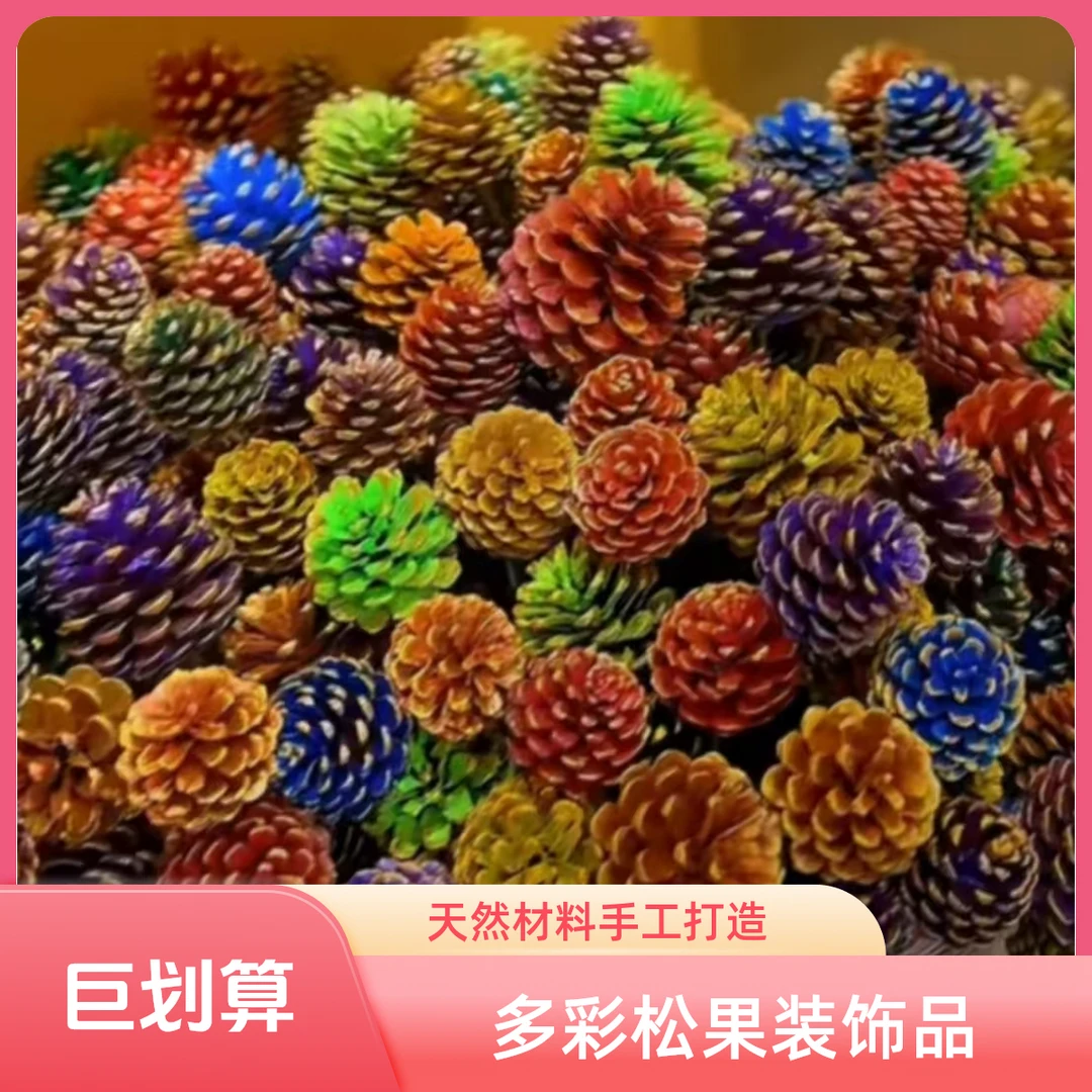 松果干花纯手工天然植物花期长网红diy花材