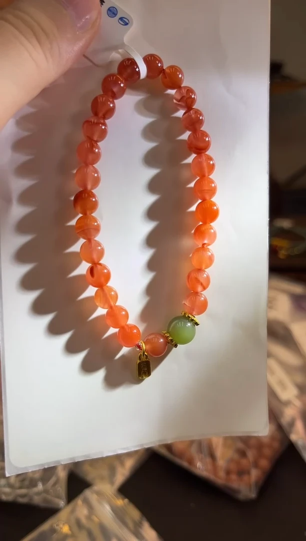 合金手链南红玛瑙货号985