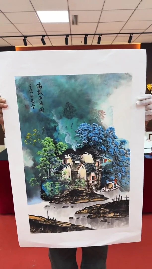 国画湖社画会/谢福堂-24-18