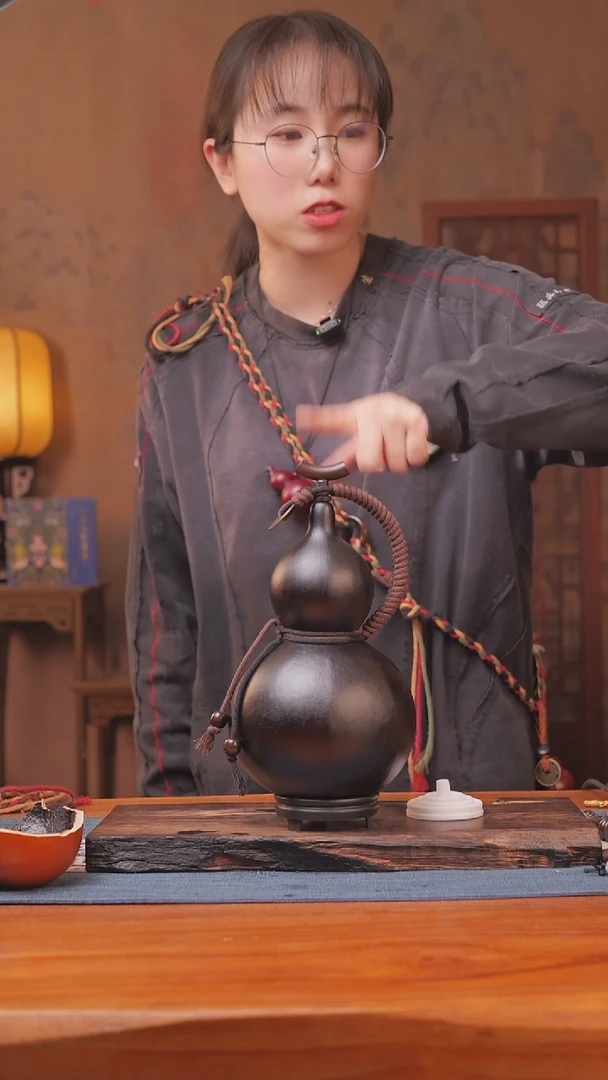 1546号链接精品大漆葫芦现货现发[一物一拍]