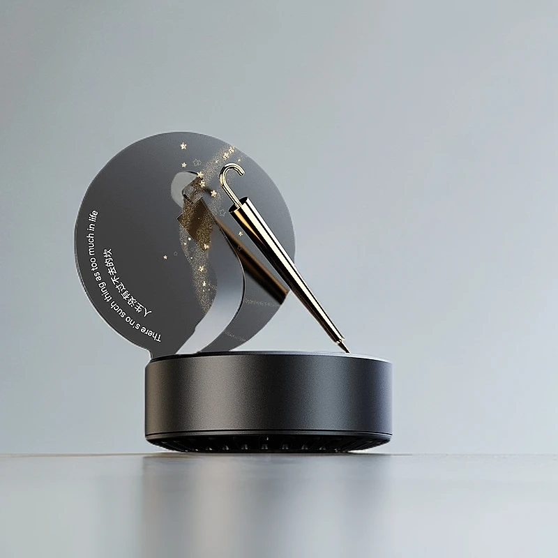 汽车用品太阳能旋转车载香薰高级感汽车装饰品香水车内摆件香氛