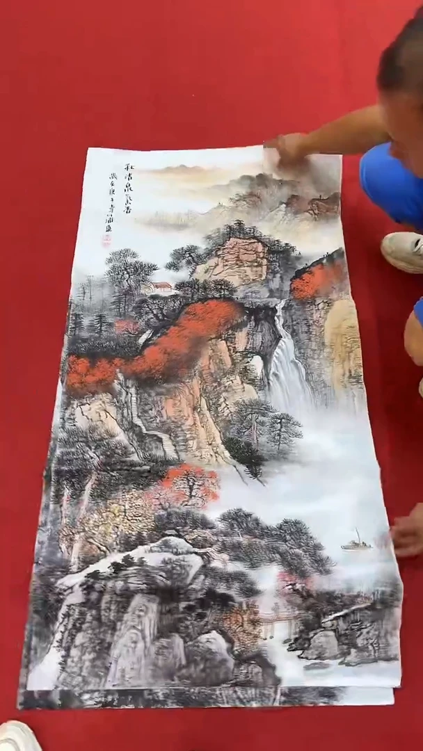 国画国画字画小姐姐真好看