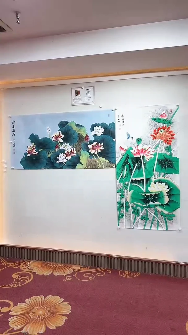 【闪购商品】国画荷缝盛世+绿荷/雷畅胜