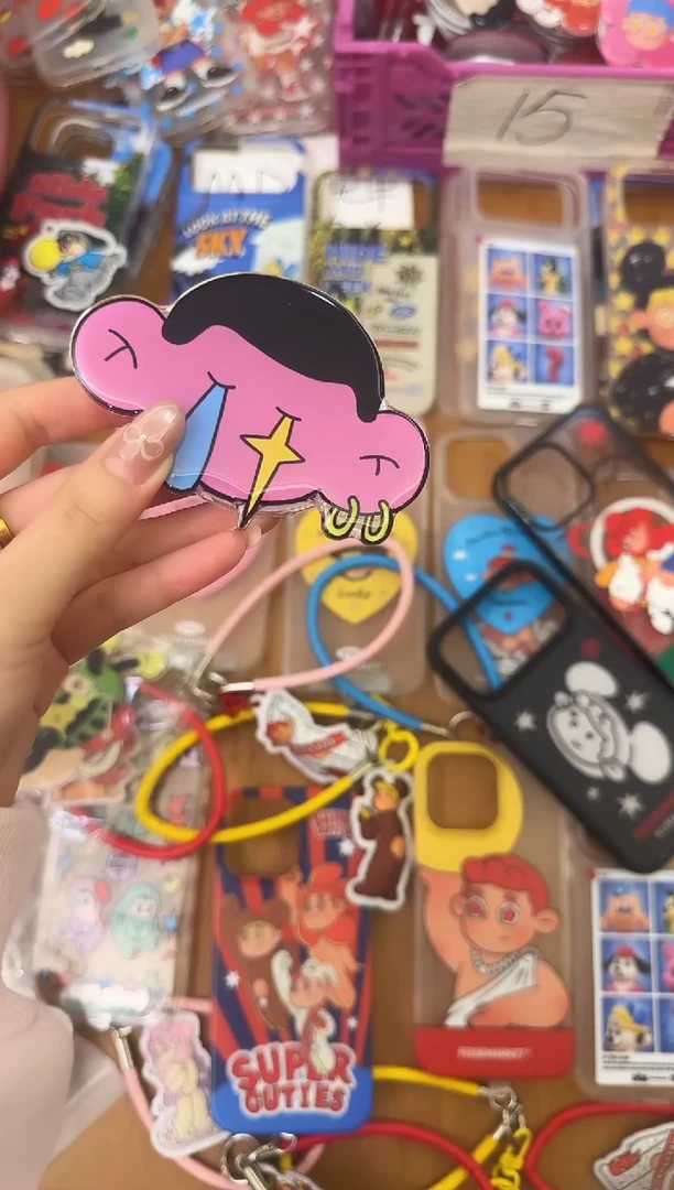 磁性款粉娃支架来来来