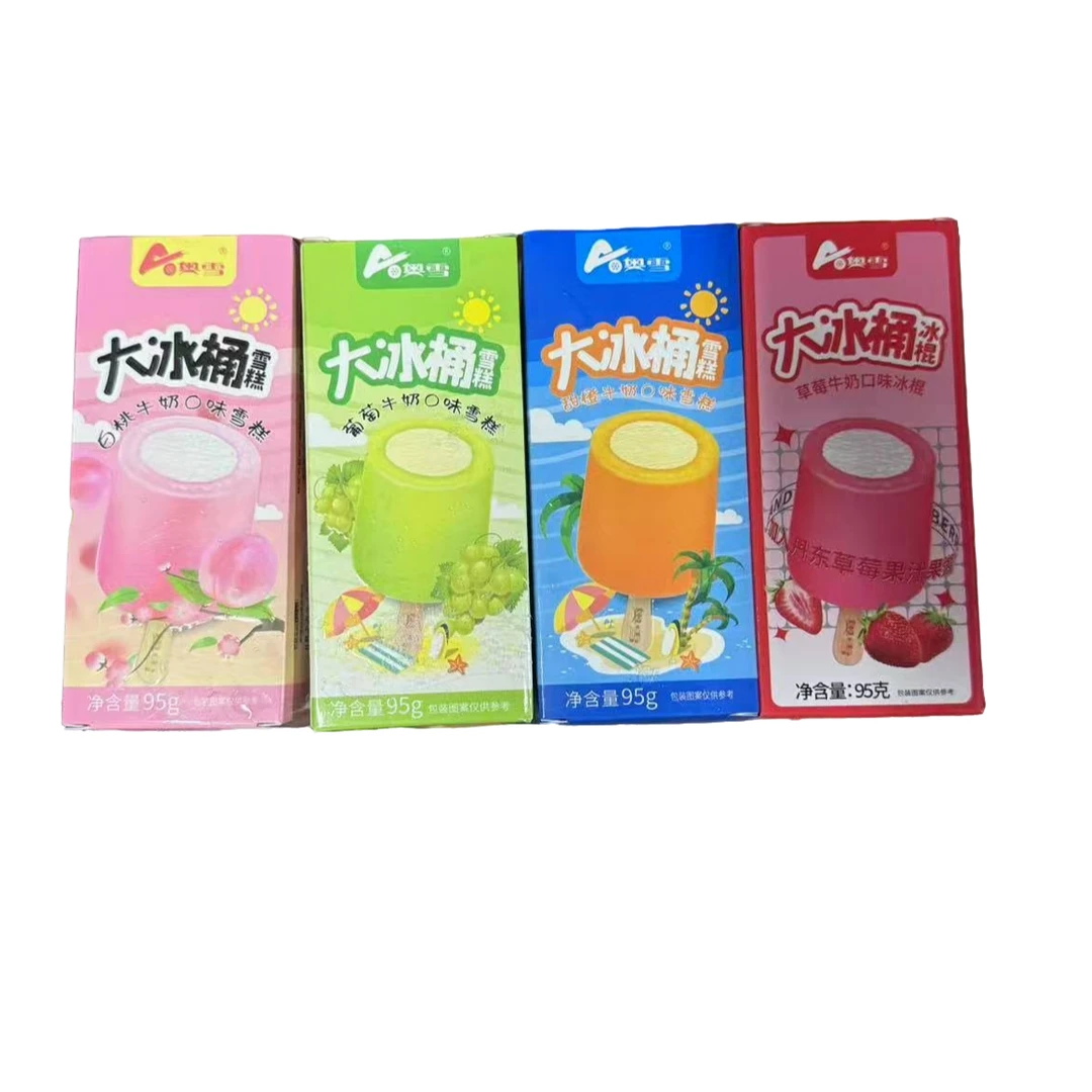 大冰桶雪糕4个，口味随机