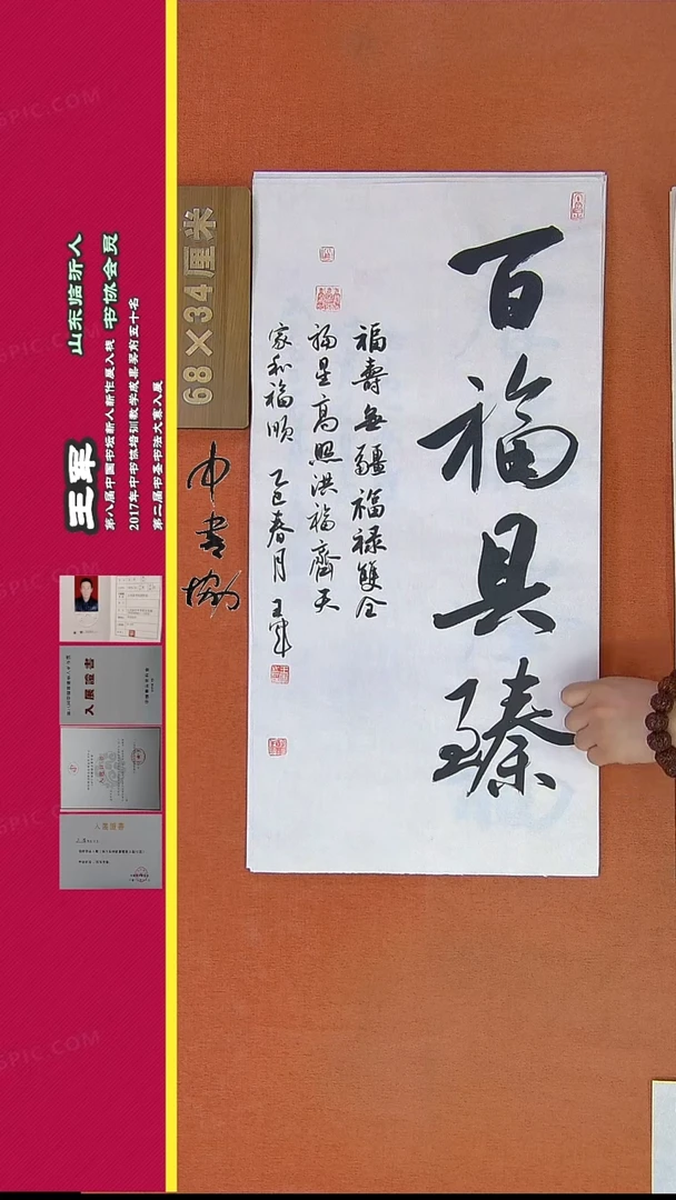 【闪购商品】书法396王军书法精品作品