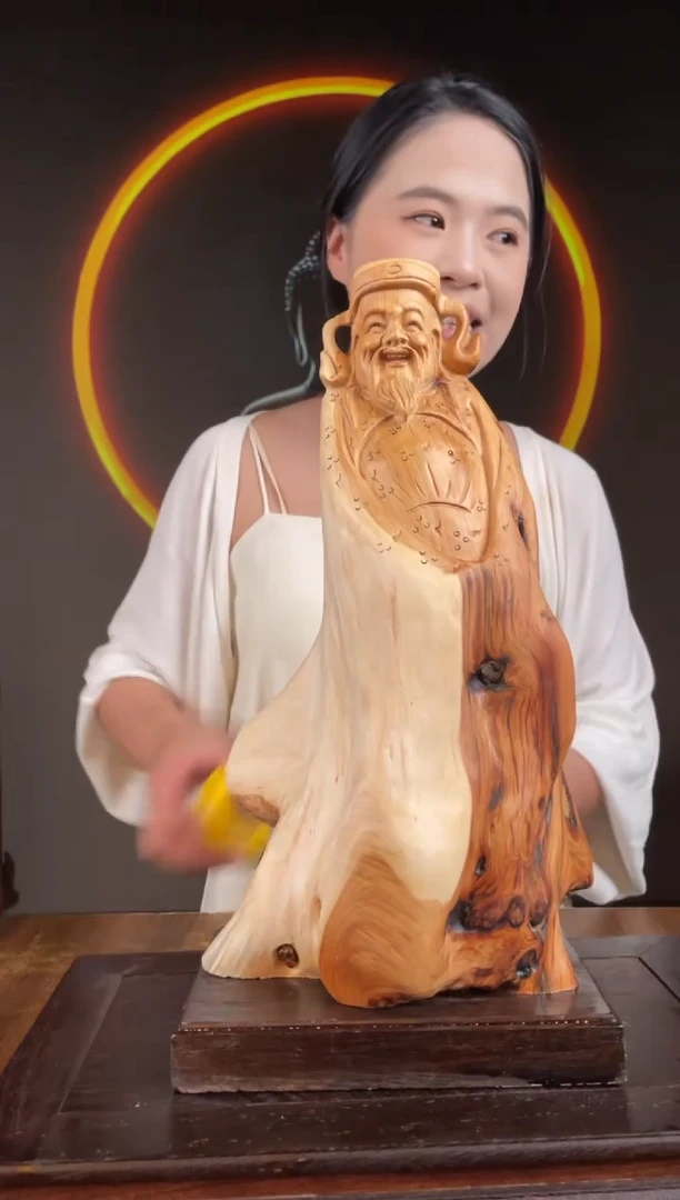 柏木（崖柏）手工摆件,先抢先得! 编号:84