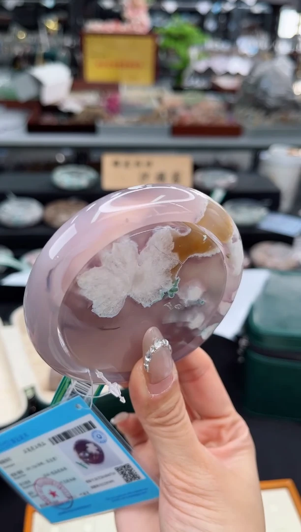 【闪购商品】石英质玉手镯未镶嵌64圈口（赠品镯心）S9095