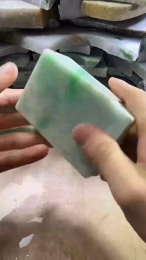 裸石翡翠天然翡翠A货花396