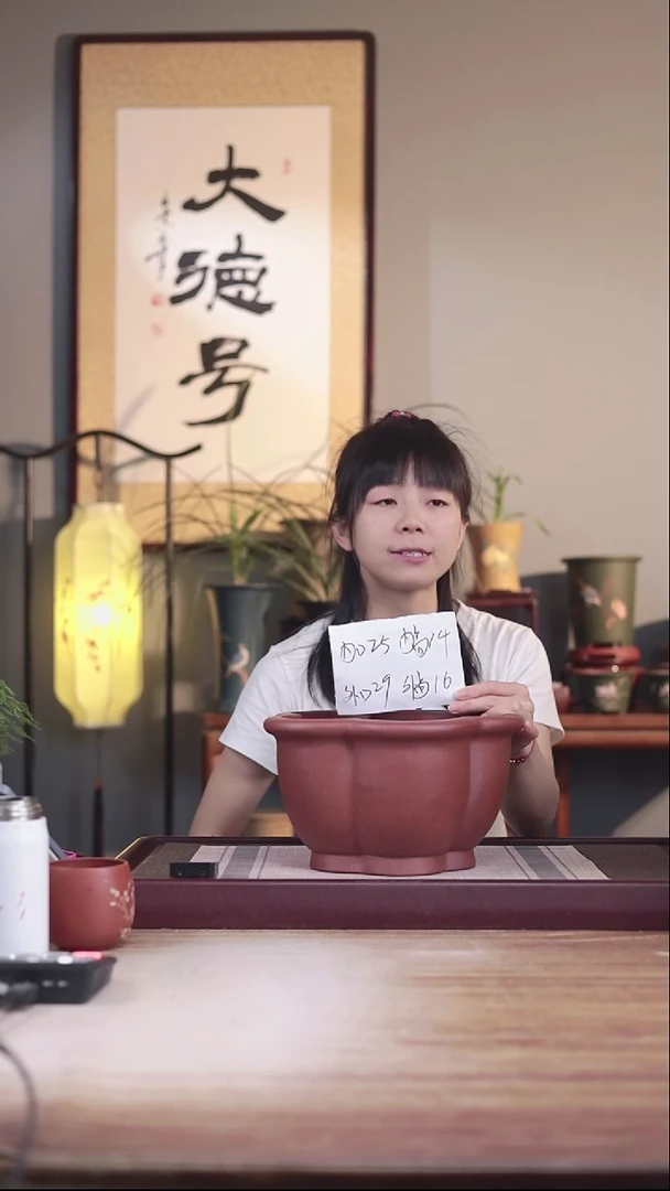 紫砂花盆花朵盆一只无托