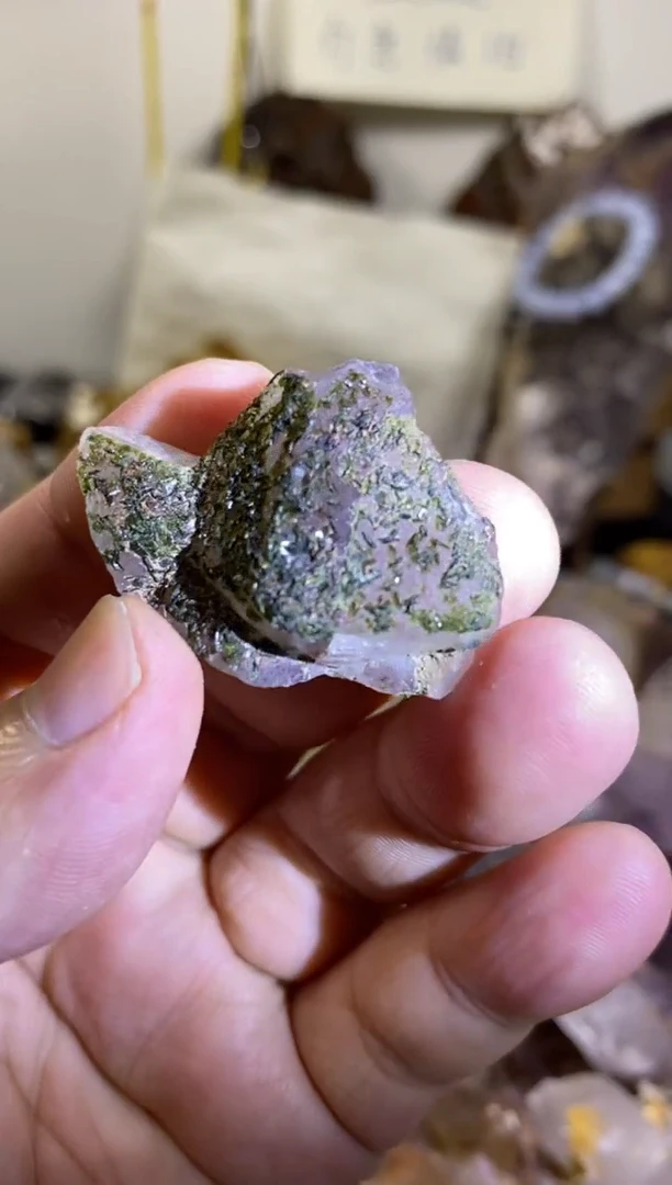 未镶嵌珠宝半成品水晶105号四川超七花园水晶