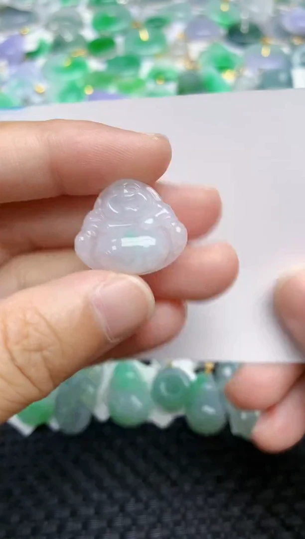 颈饰未镶嵌翡翠天然缅甸A货翡翠百元以上9元证书费自理