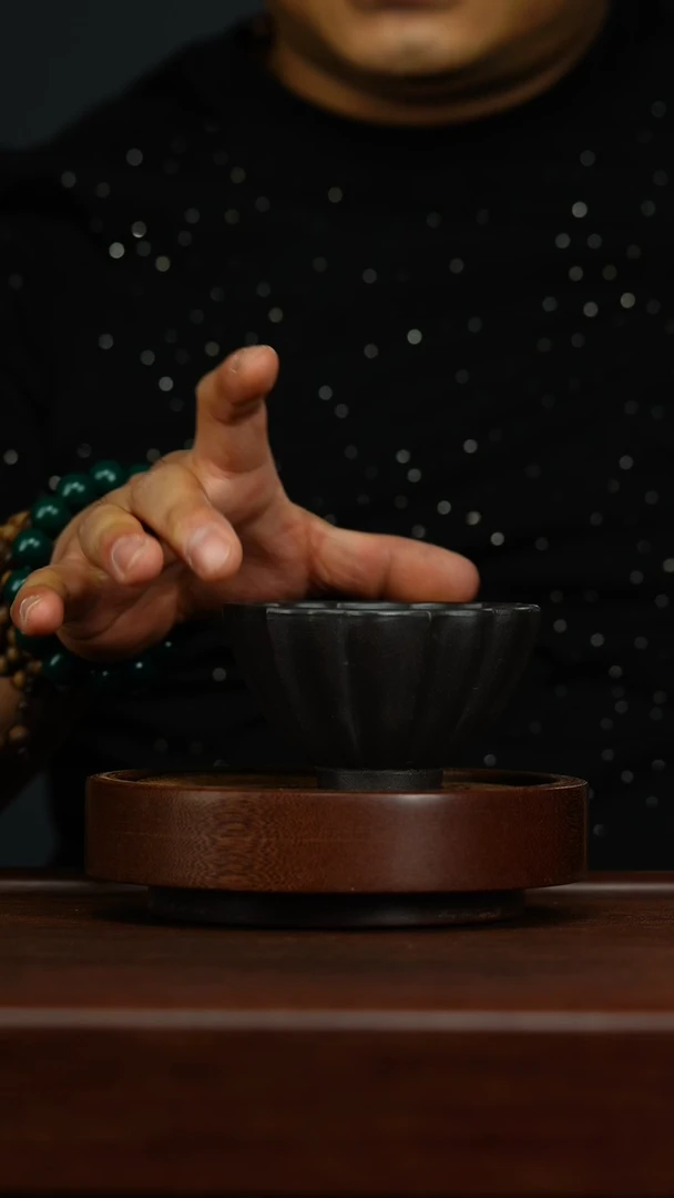 茶壶紫砂E11玉兰花杯子{石黄}