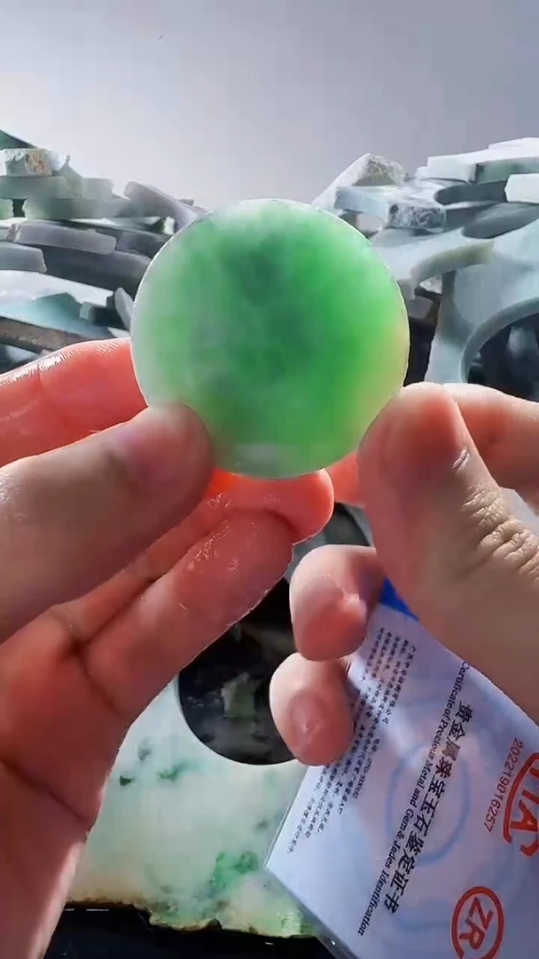 裸石翡翠缅甸翡翠A货文827