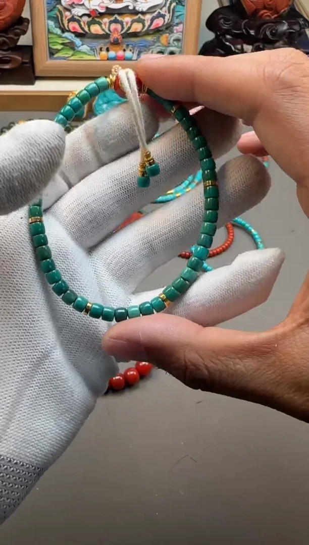 【闪购商品】绿松石手串手串未镶嵌手串手串