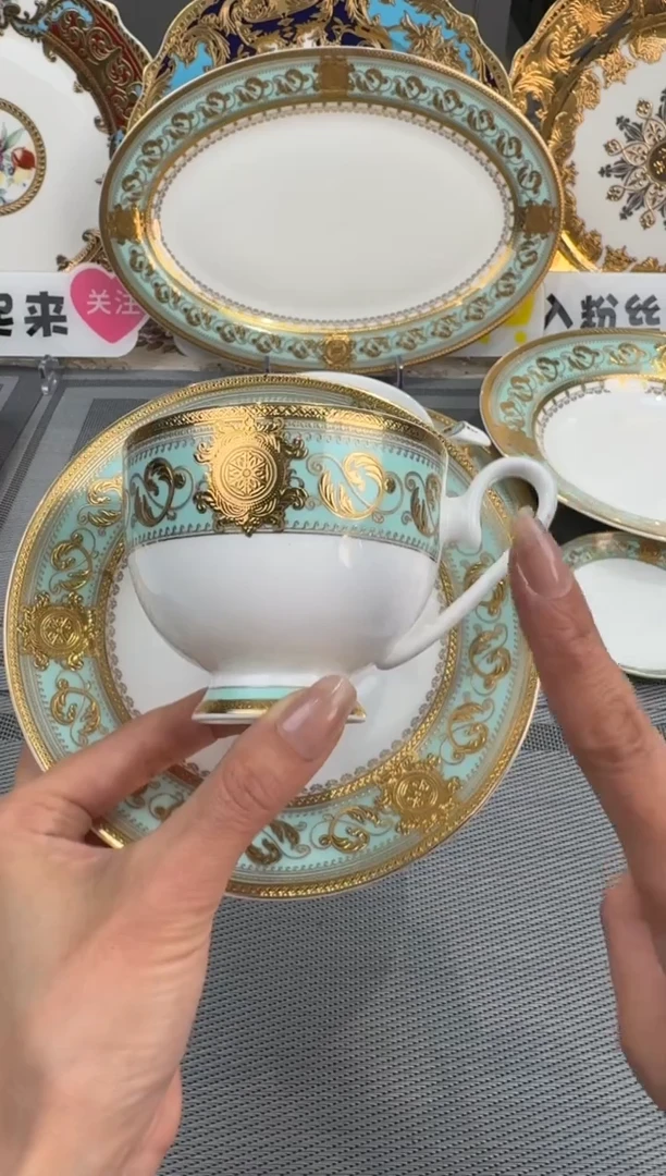 【闪购商品】瓷片200毫升杯碟 2套（套装福利）