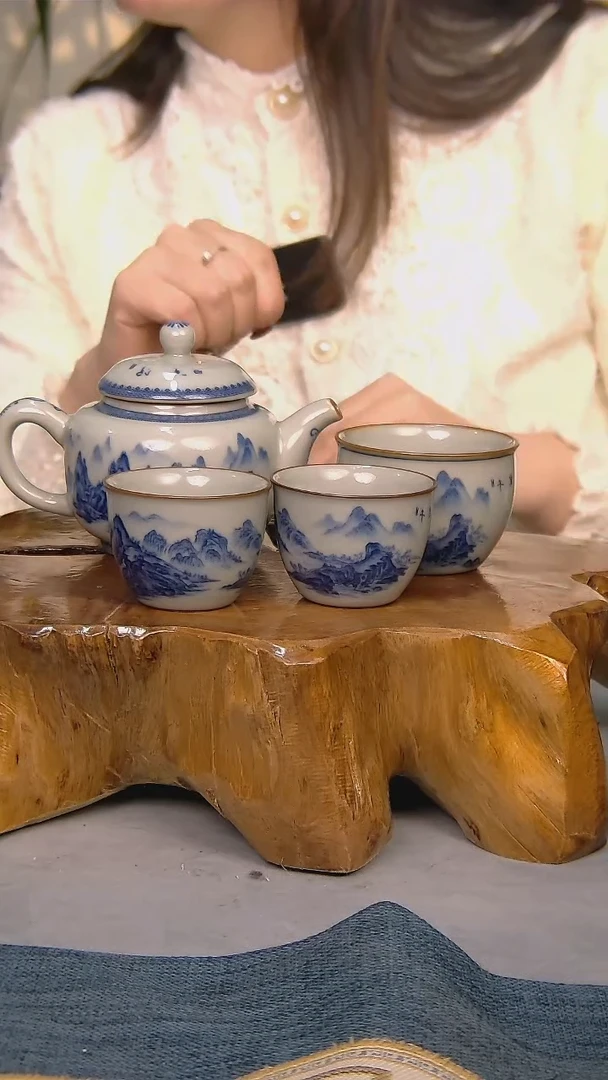 【闪购商品】简装家用款4件套 陶瓷家用茶具系列