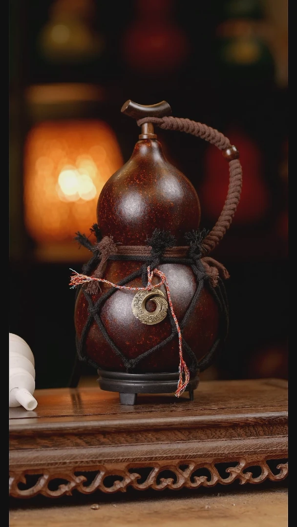 154号精品天然大漆酒葫芦一物一拍~