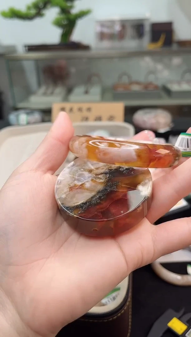 未镶嵌手镯石英质玉58圈口（赠品镯心）S986274