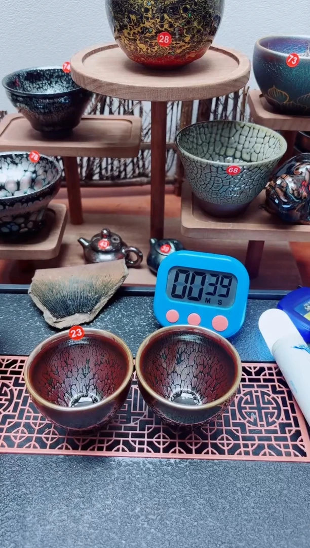 茶盏不**✔23号建盏工匠茶器