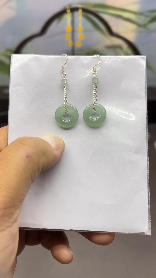 未镶嵌翡翠耳饰056