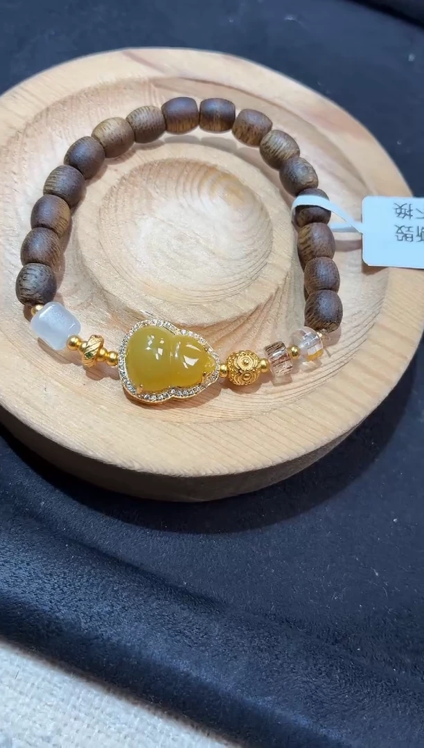 吊坠(不含链)银S925镶嵌翡翠手串