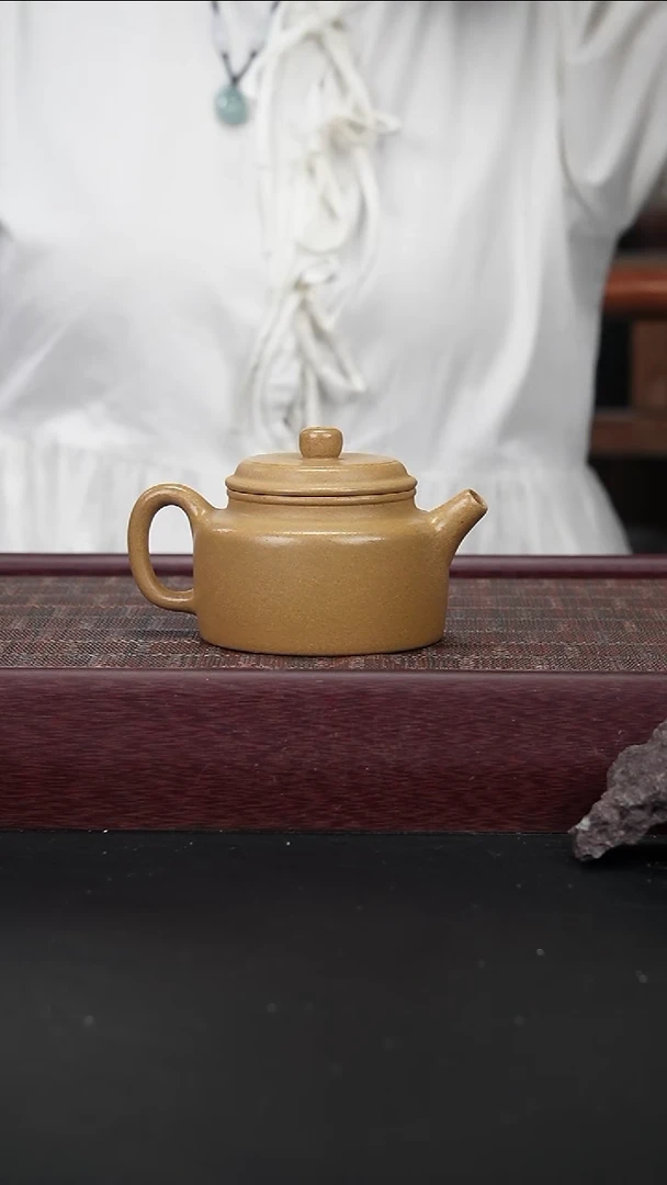 茶壶紫砂lzx黄金段 德钟