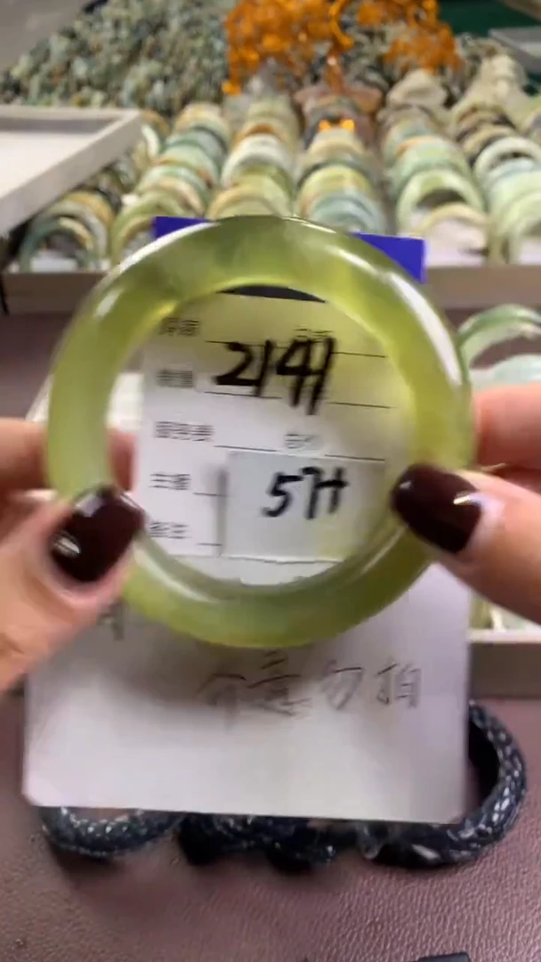未镶嵌蛇纹石玉手镯2141