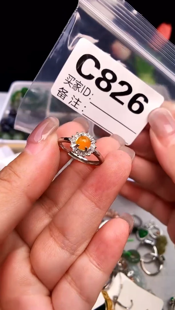 吊坠(不含链)银S925镶嵌翡翠1