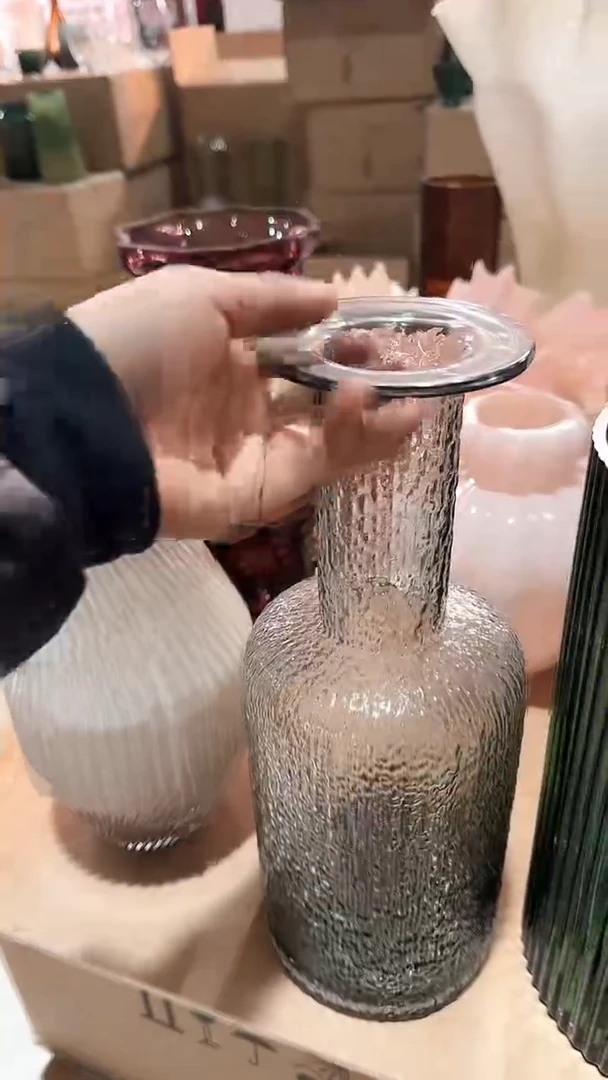 【闪购商品】玻璃灰色锤纹