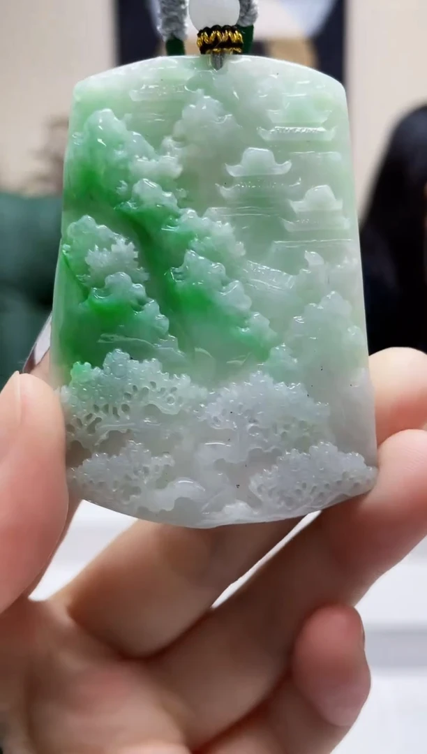 未镶嵌定制翡翠吊坠54
