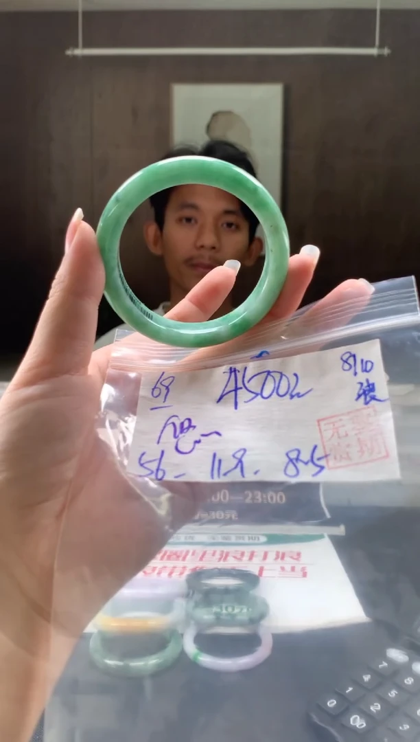 未镶嵌手镯翡翠悠*翡翠手镯 下单联系小耳机#69
