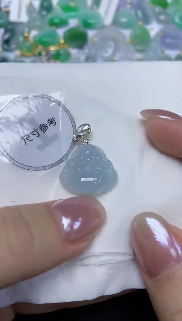 翡翠未镶嵌颈饰天然缅甸翡翠A货百元以上9元证书费自理
