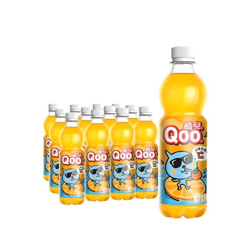 【童年经典】美汁源酷儿橙汁果汁饮料 450ML×12瓶夏日畅饮清凉即饮