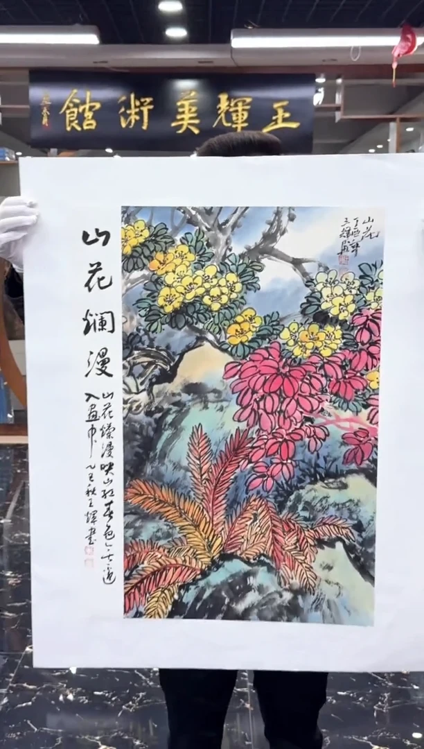 国画国画绘画山水花鸟