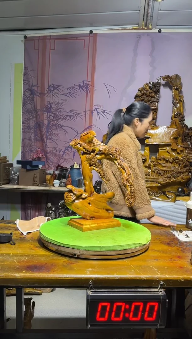 金丝楠.****.金丝楠木雕刻摆件