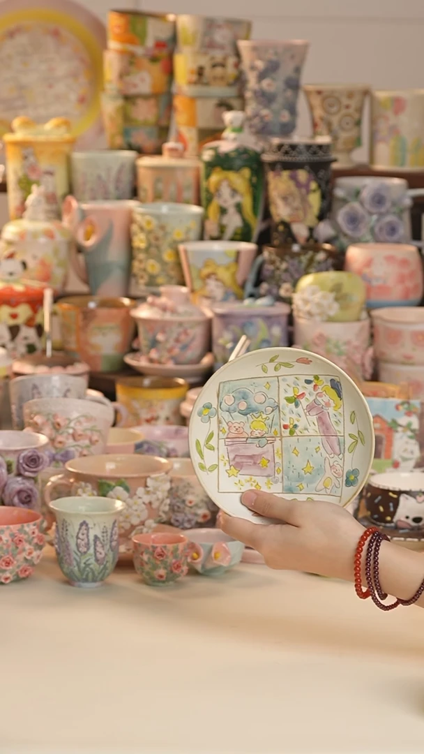 其他景德镇釉下彩手绘设计师款陶瓷