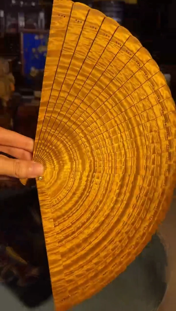 乌木类成套家具金丝楠 扇子23