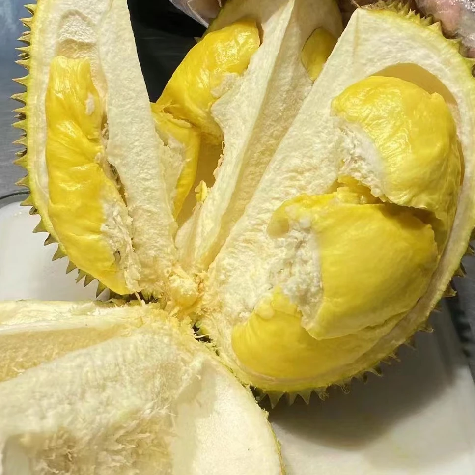 【水果之家】树熟泰国金枕鲜榴莲核小4到5斤，保证榴莲纯肉1.8斤左右榴莲同城配金枕泰国