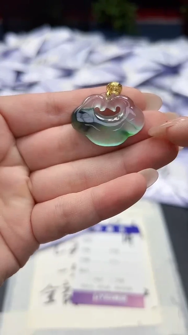 翡翠未镶嵌颈饰高端甄选（一物一图）14