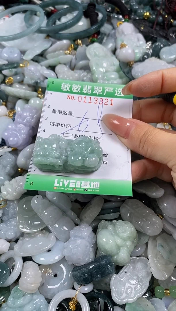 【闪购商品】翡翠颈饰未镶嵌闪购0113321多样性发其一