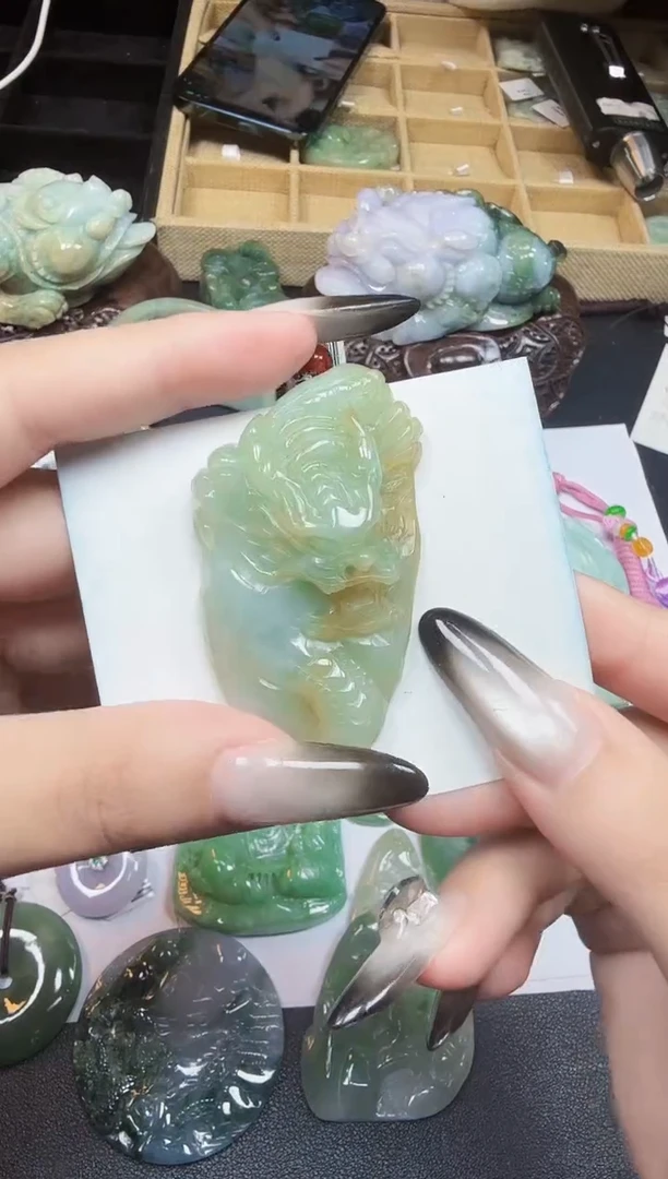 未镶嵌挂件翡翠天然缅甸A货翡翠