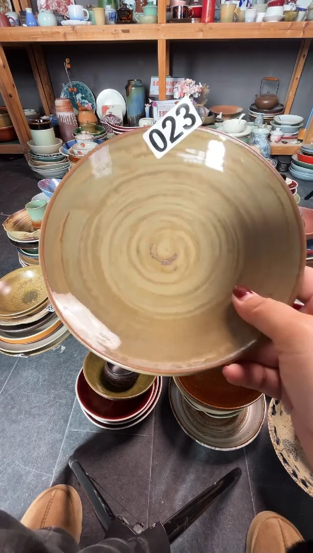 瓷片童*?023手刷小盘